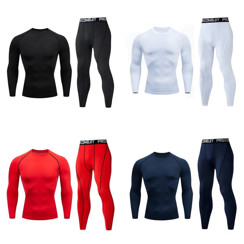 Mens Winter 2 Piece Compression Set