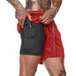 Mens Fitness shorts with phone pocket