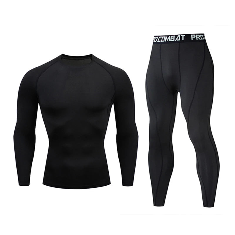 Mens Winter 2 Piece Compression Set