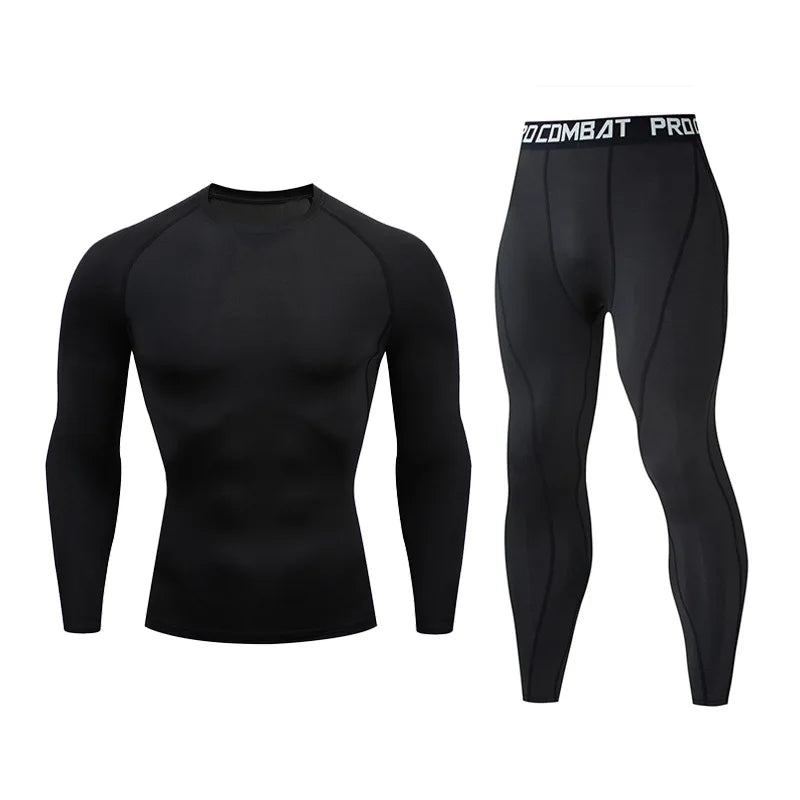 Mens Winter 2 Piece Compression Set