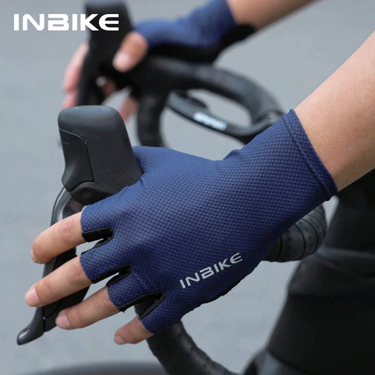 Unisex Fingless shock absoption cycling gloves